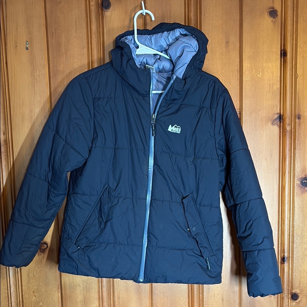 REI Midnight Blue Hooded Jacket